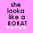 Pixelated text on pink background with white stars, showing two states of animation where star positions shift slightly.