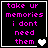 Four display identical text with changing heart symbols on a black background