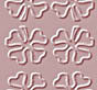 A static image of four heart-shaped floral patterns arranged in a 2x2 grid on a muted pink background, each with white outlines and subtle shading.
