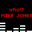 Red pixelated text and white bar graphs on black background, with 'who!?' above each graph set.