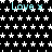Black background with white star pattern and cyan 'Love x' text repeated across the image.