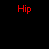A pixelated sports scene with red and white uniforms, overlaid by three instances of the text 'Hip' in bright red and one instance of 'Jorge!!!' also in bright red.