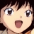 A pixelated anime-style character face with open mouth on left, next to black background with white text "Anime IM" and stylized "cOM" logo on right.