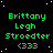 Green pixelated text on black background with white dots, repeated in a pattern, one grayed out