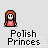 Pixel art animation of two characters: a female figure with brown hair and pink dress, and a male figure with white head and yellow shirt, showing sequential actions including heart symbols and red splatter effects.