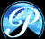 A circular blue and white icon with a stylized 'P' in the center, displayed in a of four and four