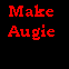 A 2x2 contact sheet of a four-frame animated icon showing text and a person giving two thumbs up, with the top-left frame having red text on black background, top-right blue text on cyan background, bottom-left a pixelated person image, and bottom-right empty gray space.