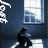 A static image shows a dark silhouette of a person sitting on a windowsill, with the word 'Love' repeated in white script across the top left corner.