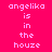 Pixelated text on a bright pink background with alternating magenta highlight bars over different lines of text.