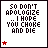 A 4x3 contact sheet of a pixel art animation showing the phrase "SO DON'T APOLOGIZE ...I HOPE YOU CHOKE AND DIE" with increasing red stars from left to right and top to bottom on white backgrounds.