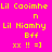 Pixelated text and emoticons on a bright pink background with cyan rectangular overlays, displaying variations in color schemes across repeated sections.