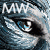 Pixelated close-up of a human eye with blue and black tones, featuring visible eyelashes and a reflective highlight on the iris.