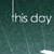 A 50x50 pixel animated buddy icon featuring a stylized white bird silhouette flying over a dark curved shape against a teal background with visible text "this day" and "age" in the upper corners.