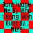 A static image with red and cyan checkered background displaying repeated text "Dont Judge Me By Who I Hang With Quot By... ME!!!!" in black pixelated font.