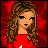 Animated contact sheet showing a cartoon woman in red with star details, changing from full-body to partial views and text overlays on a red background.