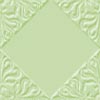A static square icon with a pale green central diamond bordered by four corner sections of light yellowish-green swirling patterns.