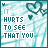 A 5x5 contact sheet of animated frames showing a teal and white pixelated design with heart motifs and changing text phrases.