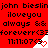 Red background with repeated black text and white triangular elements containing red hearts, timestamped 11:11:07.
