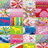 A grid of 24 distinct pixelated icons arranged in six rows and four columns, each with unique color schemes and abstract or stylized designs.