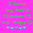 Green pixelated text on bright pink background reads "I love my bff's Summer<3 && Hope<3" with blue and purple pixel hearts below.