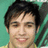 Pixelated image of a person with dark hair against a teal background, next to black with white pixelated text reading 'ilu peter ur my idle!!!'