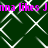 Green background with white diamond lattice pattern and repeated pink text "anna likes Jma likes J" across two horizontal bands.