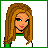 Pixel art contact sheet showing a female character in green and white sportswear across multiple frames with text labels below each frame.