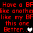 Red pixelated text on black background repeats 'Have a BF like another like my BF this one Better.' with white and gray heart symbols.