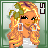Animated contact sheet of a pixel art character with blonde hair, wearing a white top and blue jeans, transitioning to text-based frames showing "i turn" and "boys into men" on star-patterned backgrounds.