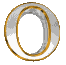 Nine circular icons with gold borders arranged in a on gray background, each showing different internal shading variations