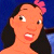 Pixelated cartoon-style icon of a character with orange skin, dark hair, and a pink bow against a blue background.
