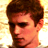 Static 48x48 pixel icon showing a close-up of a person's head and neck with brown hair, visible facial features including eyes, nose, mouth, and ear, against a bright yellow background.