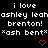 Pixelated text on black background with red heart symbols, displaying repeated phrases and abbreviations in white block letters.