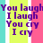 Pixelated text on a striped background with purple letters and vertical cyan, white, yellow, pink stripes.