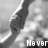 Black-and-white animated icon shows a hand holding an object with partial text reading 'Never', 'Let', and 'Go' across frames.