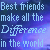 Pixelated text on a blue-purple gradient background with animated color shifts in the word 'Difference'.