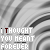 identical text-based icons with "I THOUGHT YOU MEANT FOREVER" displayed in varying colors against a grayscale wave pattern background