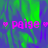 Pixelated pink text 'paige' with heart symbols on a green and purple gradient background, with a gray rectangular overlay on the right side.