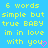 Pixelated text on a bright blue background with yellow-green lettering and pink heart symbols replacing the 'o' in 'you'.