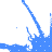 Blue and white pixelated animation showing sequential text fragments forming 'SUNHEART' over a splatter background.
