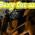 Animated icon shows a mechanical figure with orange and black armor, yellow text reading "Sexy for ar" and "Autobot" on separate frames, and a yellow play button symbol.