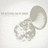 A pixelated grayscale image of a hand holding an open shell with visible contents, next to bold black text reading 'the receiving end of sirens' on white background.