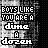 Animated contact sheet of a 48x48 pixel buddy icon showing sequential text animation with rainbow color cycling on "BOYS LIKE YOU ARE A DIMA H DORAN" across multiple frames.