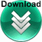 Teal circular icon with three white chevrons pointing down, repeated in a pattern with 'Download' text above each