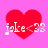 Red heart-shaped icon with white text 'jake<33' over pink background, featuring a musical note symbol and two distinct animation states.