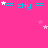 A bright pink background features repeated cyan 'xHy' text with white and pink stars scattered throughout.