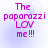Four identical display pink pixelated text on a light purple gradient background with subtle white circular patterns