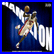 Animated basketball player in mid-air dunk pose with red and white uniform, blue background featuring partial 'NATION' text, red 'RIP #32' on blue below
