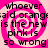 A static image with a pink and white spiral background overlaid by four identical text blocks reading "whoever said orange is the new pink is so wrong" in black pixelated font.