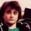 pixelated character portraits with subtle expression changes , wearing green shirts and dark jackets against a light background